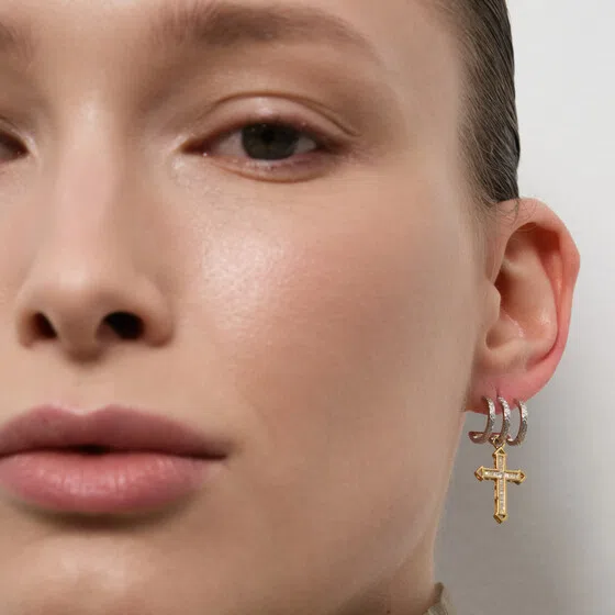 Моносерьги Adelya Jewellery Poison Drop — модель ijqt163