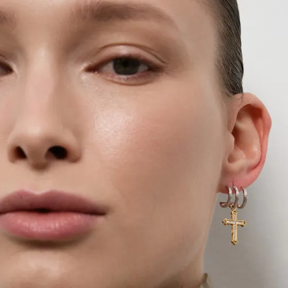 Моносерьги Adelya Jewellery — модель ijqt163