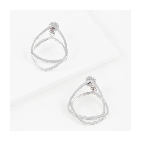 Серьги гвоздики из серебра — арт. 000-343574