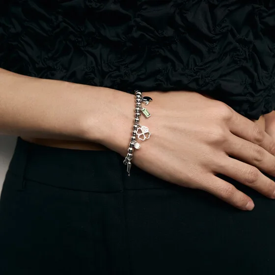 Серебристый браслет CHAKRA — модель y1w3q9t