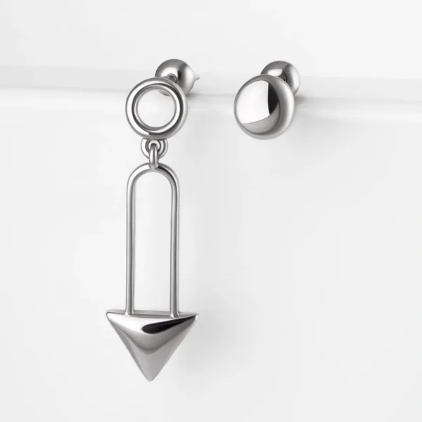 Серьги гвоздики из серебра — арт. 000-352089