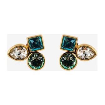 Золотистые серьги с кристаллами EARRINGS SYMPHONIA Brosway Poison Drop — модель bjx49ka — фото 2