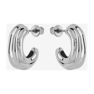 Серьги-дюны из серебра Jewlia Poison Drop — модель 5bh150s — фото 2