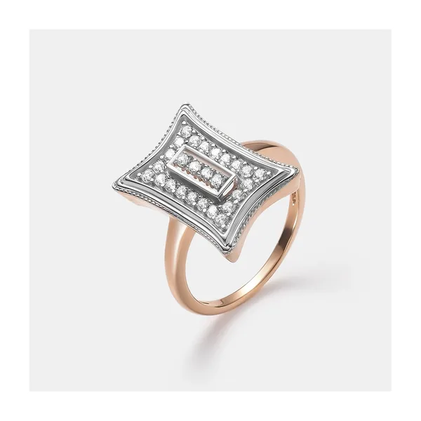 Серебряное кольцо с фианитами — арт. 10323-000068