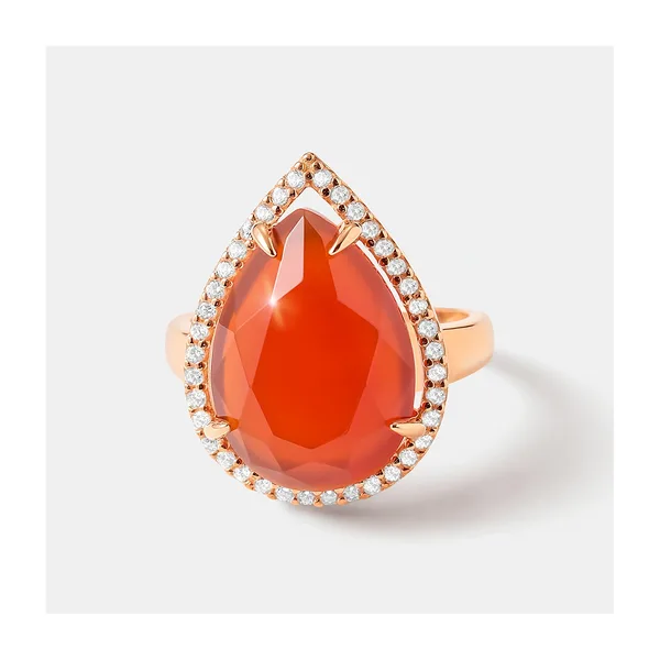 Серебряное кольцо с агатом