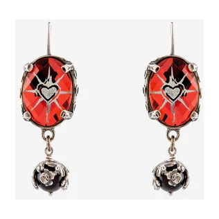 Серьги средней длины Gem Kingdom — модель 632s8hi