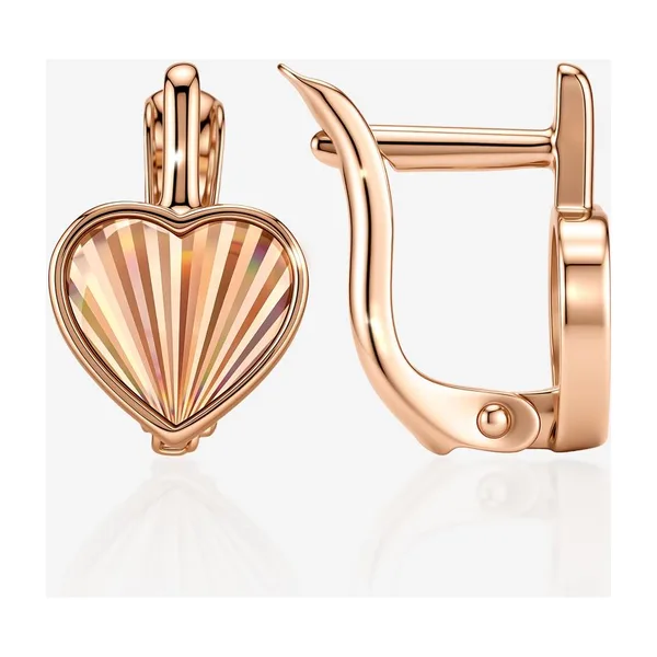 Серьги детские из красного золота — арт. 000-408099