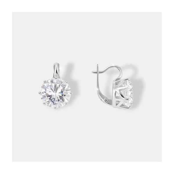 Серебряные серьги с горным хрусталем — арт. 10522-005779