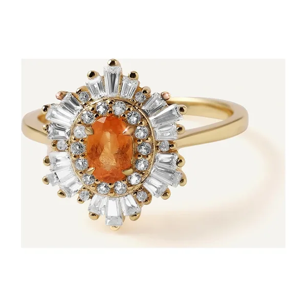 Серебряное кольцо с вульфенитом