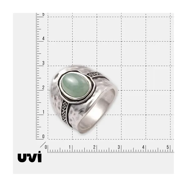 Серебряное кольцо с авантюрином — арт. 10322-005129