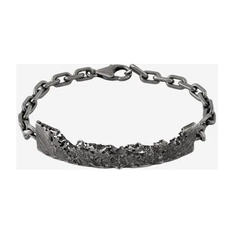 Браслет из черненого серебра с бриллиантами Surrender Kintsugi Jewelry Poison Drop — модель yx5f67z