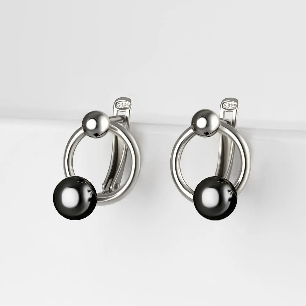 Серьги из серебра