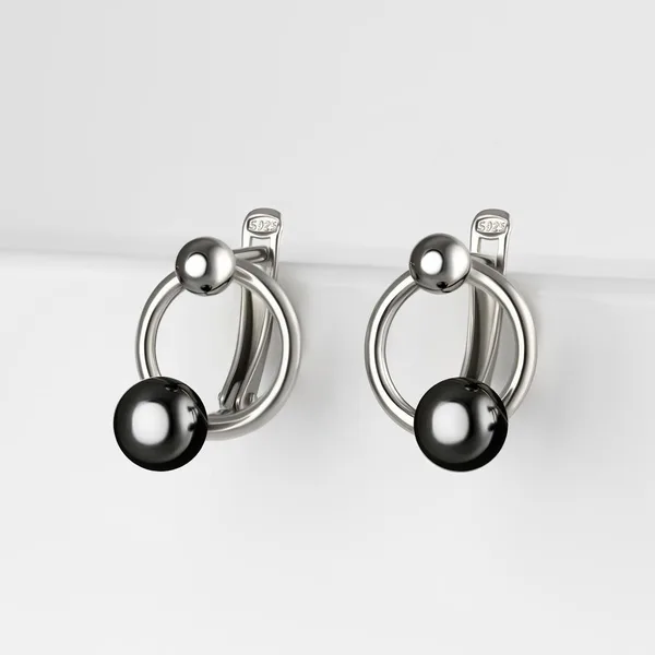 Серьги из серебра — арт. 000-373616