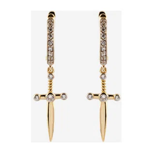 Серьги из золота с фианитами Spirito Poison Drop — модель wjuhtkz