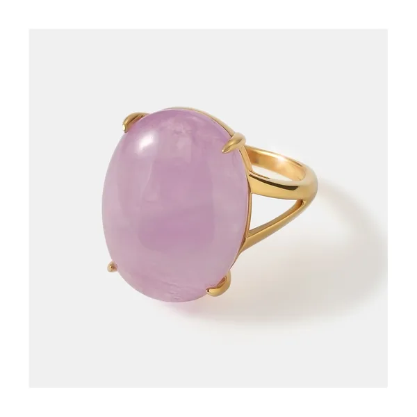Серебряное кольцо с кунцитом — арт. 10322-006232