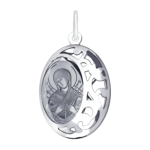 Подвеска иконка из серебра — арт. 000-239704