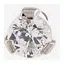 Топ для пирсинга из платины с фианитом 3-Prong-set gem AURIS Poison Drop — модель tapzvib — фото 2