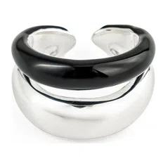 Серебристое кольцо Kyler из латуни Philippe Audibert Poison Drop — модель 71bxs5u — фото 2