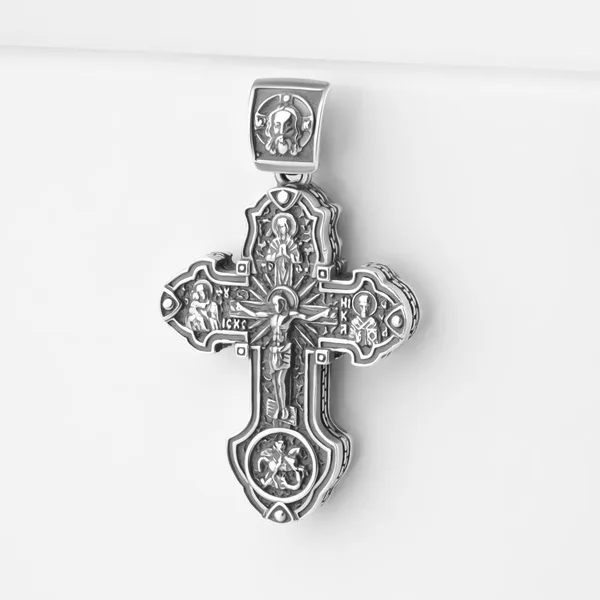 Подвеска крест из серебра — арт. 000-392395