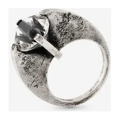 Кольцо из серебра с горным хрусталем TERRA BRUTE RING CRYSTAL — модель cxqxkee