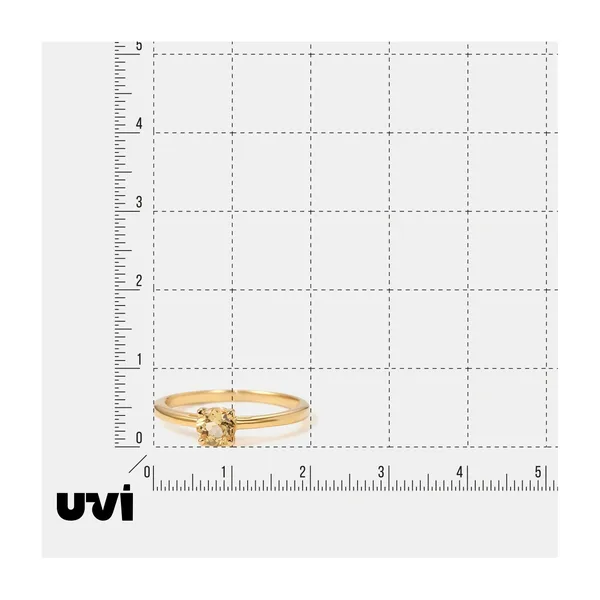 Серебряное кольцо с гелиодором — арт. 10322-003149