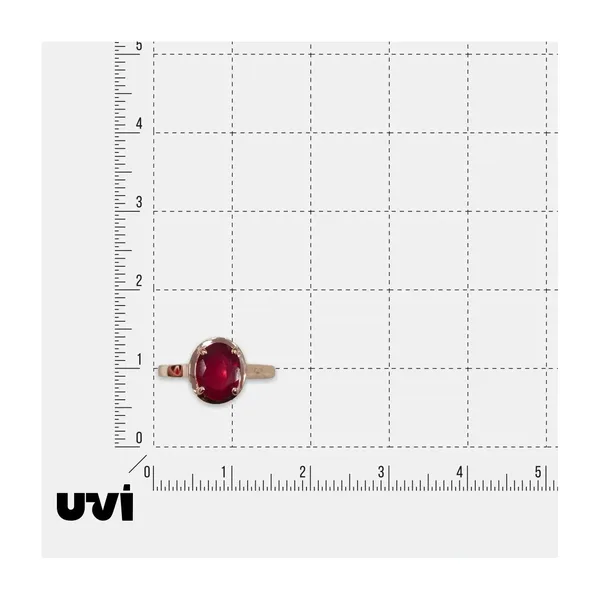 Серебряное кольцо с рубином — арт. 10321-000221