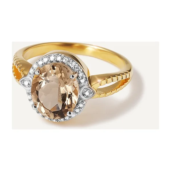 Серебряное кольцо с кварцем — арт. 10322-003323