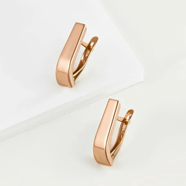 Серьги из красного золота — арт. 000-322513
