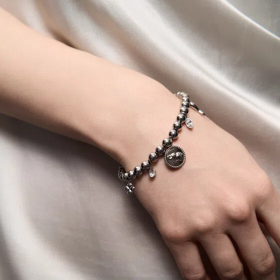 Серебристый браслет с кристаллом CHAKRA Brosway Poison Drop — модель n9vhr30 — фото 2