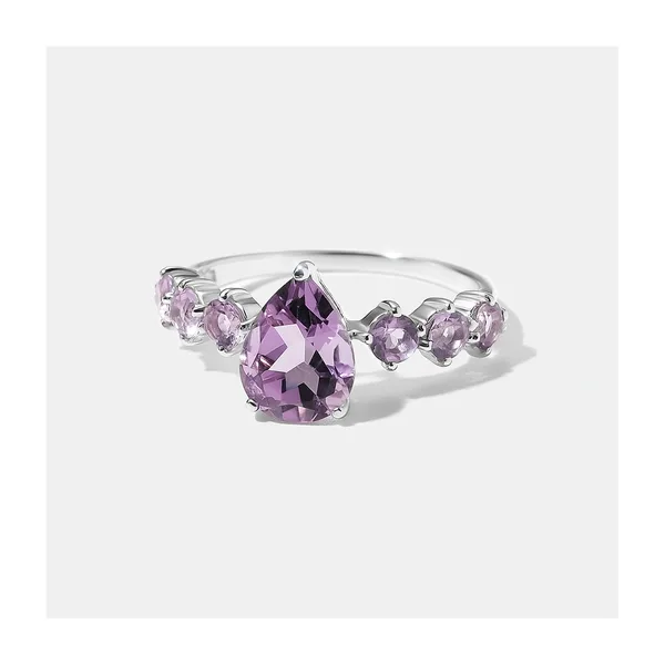 Серебряное кольцо с аметистами — арт. 10322-001909