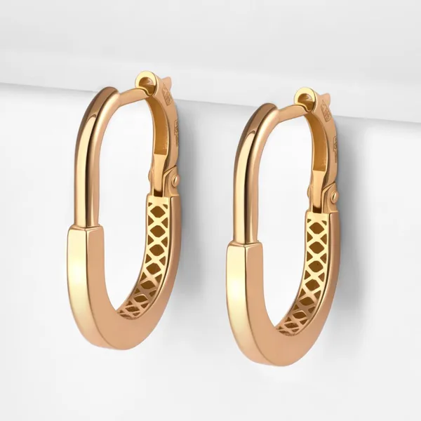 Серьги из красного золота — арт. 000-392311