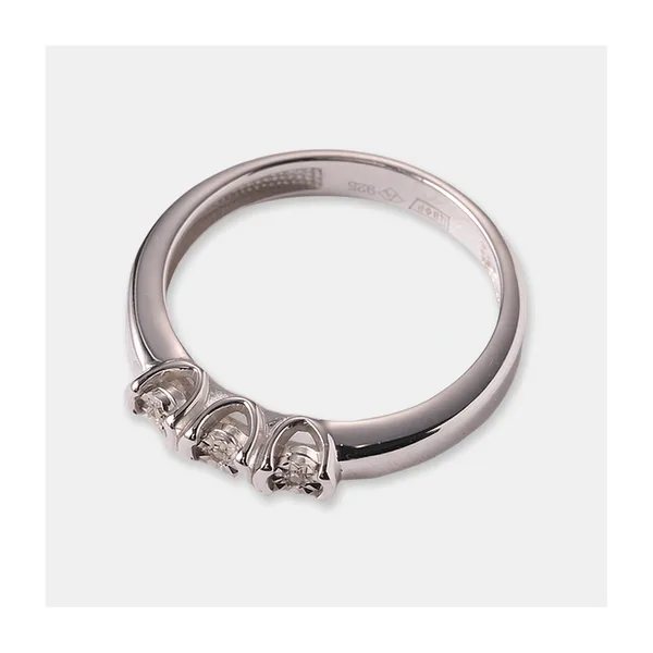 Серебряное кольцо с бриллиантами — арт. 10321-001450