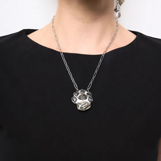 Подвеска с горным хрусталем и галькой REGLOW lab Poison Drop — модель tyur4f7 — фото 3