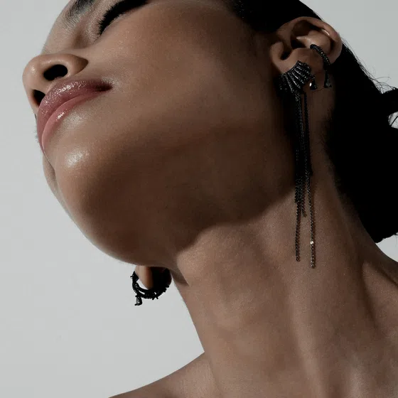 Длинные серьги Caviar Jewellery Poison Drop — модель wnmxdiu — фото 6