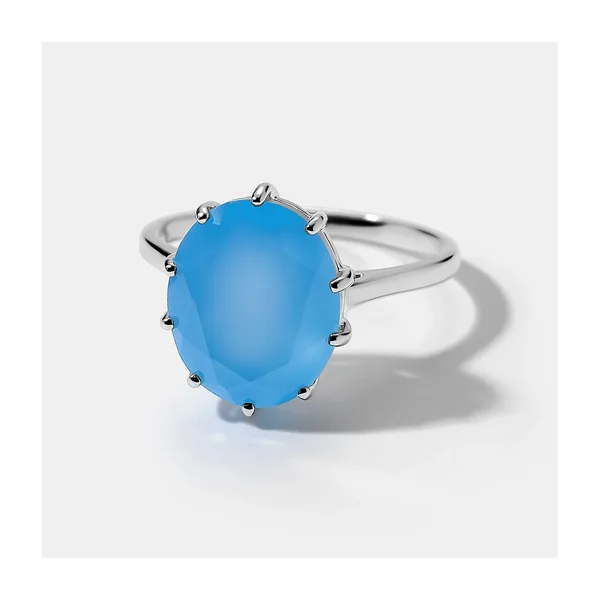 Серебряное кольцо с халцедоном — арт. 10322-002057