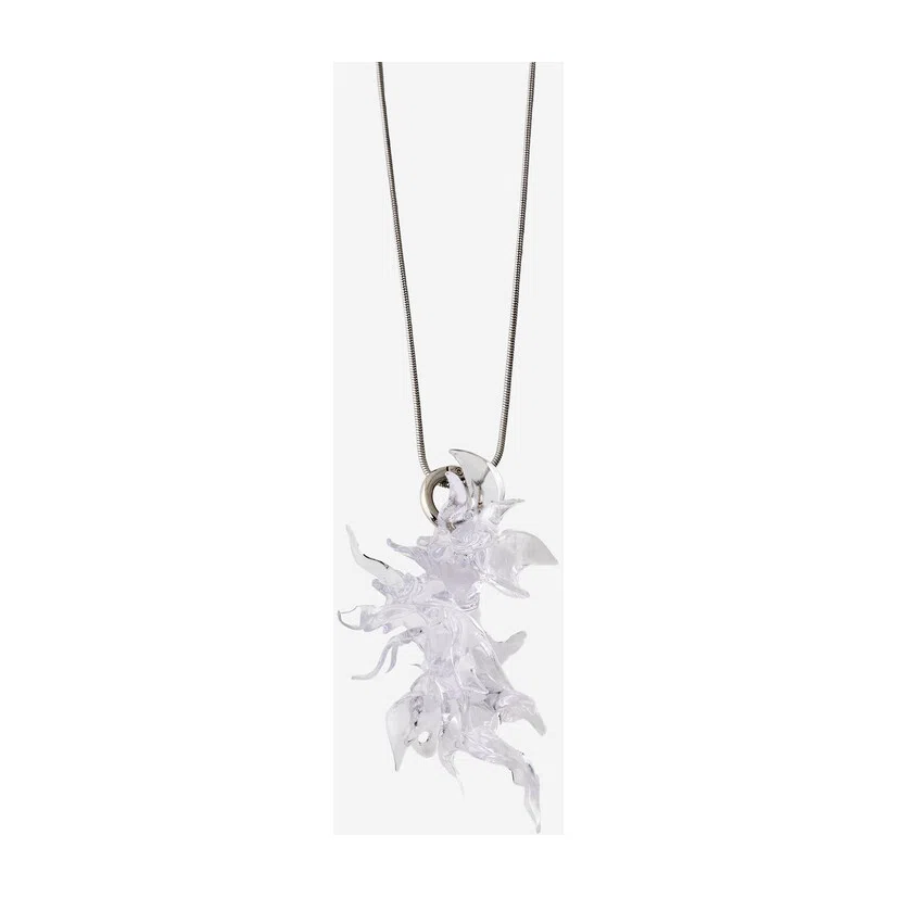 Прозрачное колье из смолы Transparent Coral Gradiva Poison Drop — модель at0ekqc
