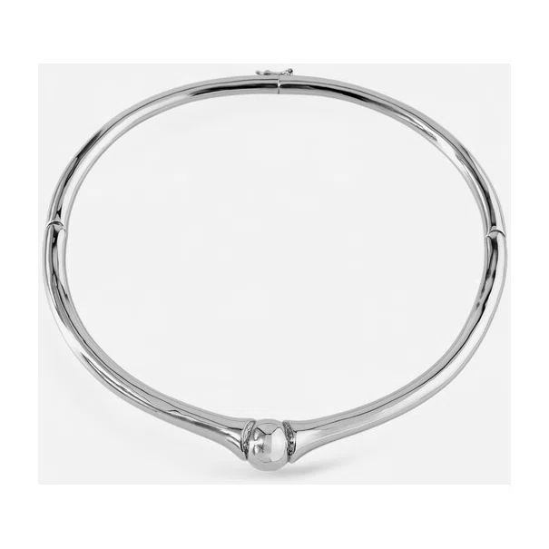 Серебристое колье Bubble World Caviar Jewellery Poison Drop — модель k5paer5