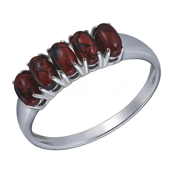 Серебряное кольцо с яшмой — арт. 1066897