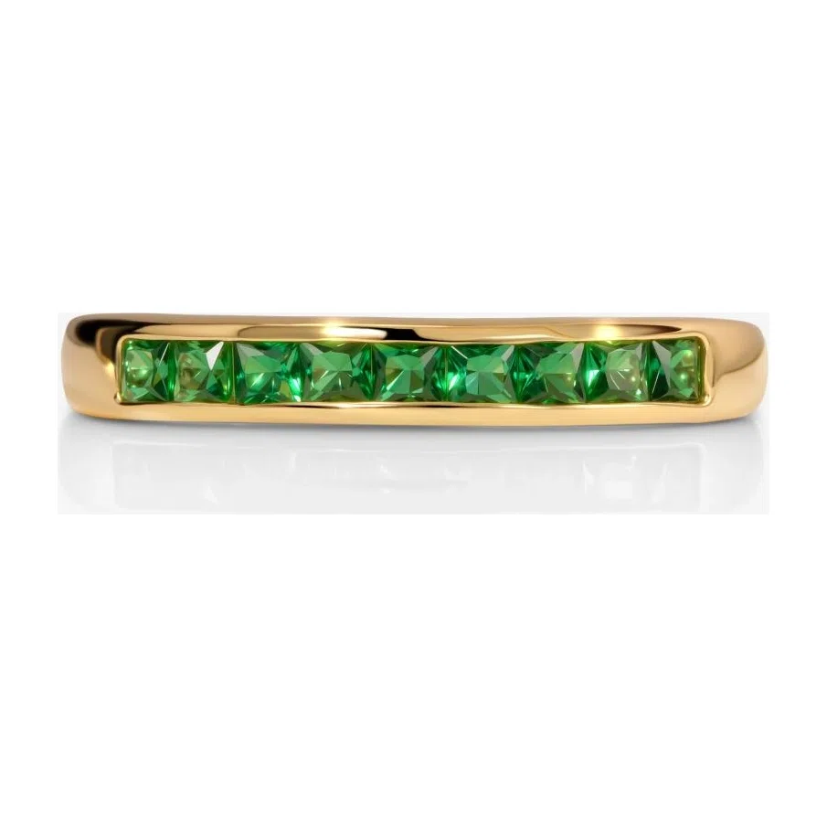 Кольцо из позолоченного серебра с фианитами WONG JEWELRY CO Наше золото, арт. 000-405522 — фото 3