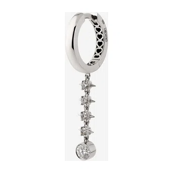 Моносерьга из белого золота с бриллиантами COBRA JEWELRY Poison Drop — модель 52x12gf — фото 2