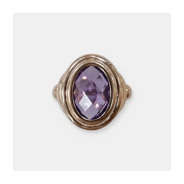 Серебряное кольцо с аметистом — арт. 10322-005785