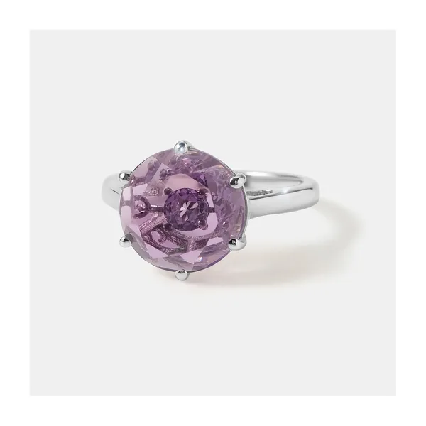 Серебряное кольцо с аметистом — арт. 10322-004343