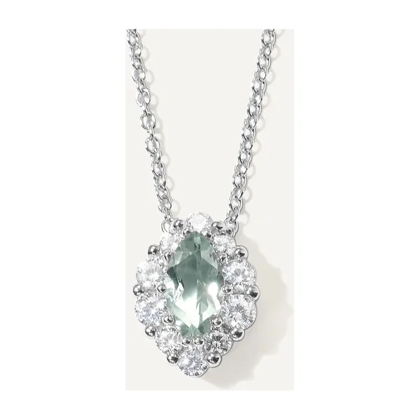 Серебряное колье с флюоритом — арт. 10722-000086