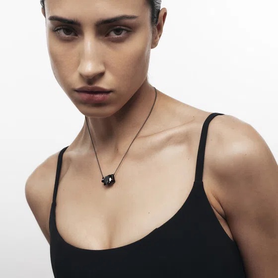 Колье из серебра с подвеской «Сердце в когтях» Dzhanelli Jewellery Poison Drop — модель kkjrew1 — фото 2