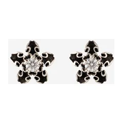 Пусеты из серебра с муассанитом Baroque star Sparkle — модель gx0nahs