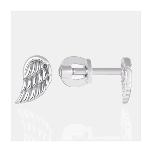 Серьги гвоздики из серебра — арт. 000-399362