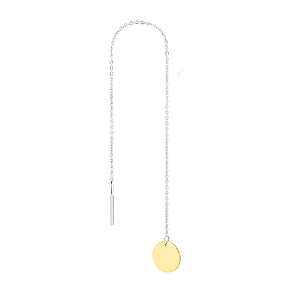 Серьги-продевки из серебра — модель j4zk4nq