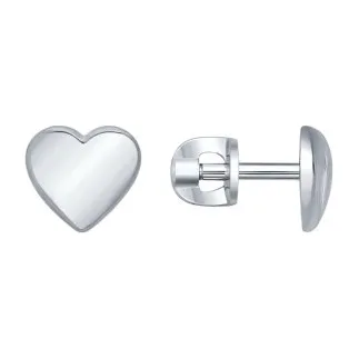 Серьги гвоздики из серебра — арт. 000-341496