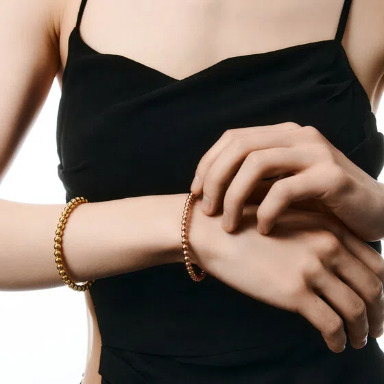 Позолоченный браслет «SPHERE» из серебра Dzhanelli Jewellery Poison Drop — модель adrqcqv — фото 2