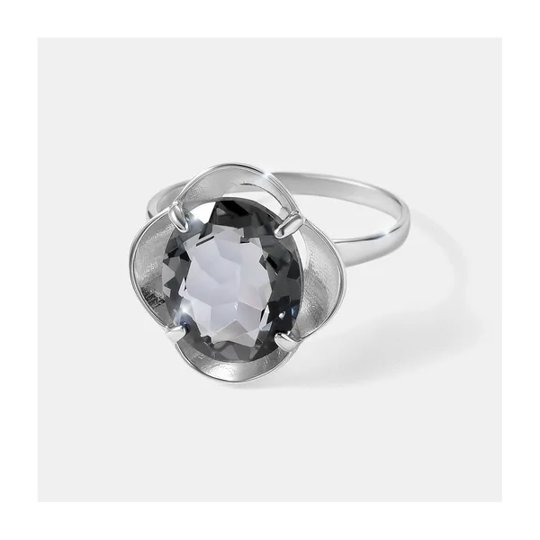 Серебряное кольцо с горным хрусталем — арт. 10322-005861